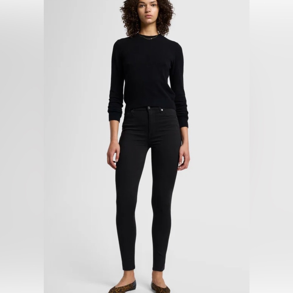 7 for all mankind slim black jeans.  Size 26